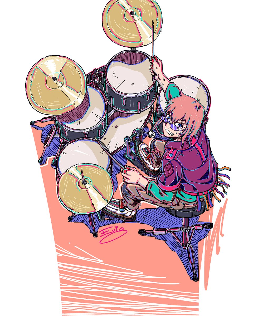 Evigzul's tweet photo. Last member of the Band
The Drummer
noNAME Chuu
#illustration #drawing #characterart #characterdesign #art #artwork #comicart #originalart #originalcharacter #digitalart #rocker #noname #chuu #drummer #sketch #sketching #manga #evig #evigzul #绘 #绘图 #原创 #原创人物 #电绘 #动漫 https://t.co/iaBwgJ3kwU