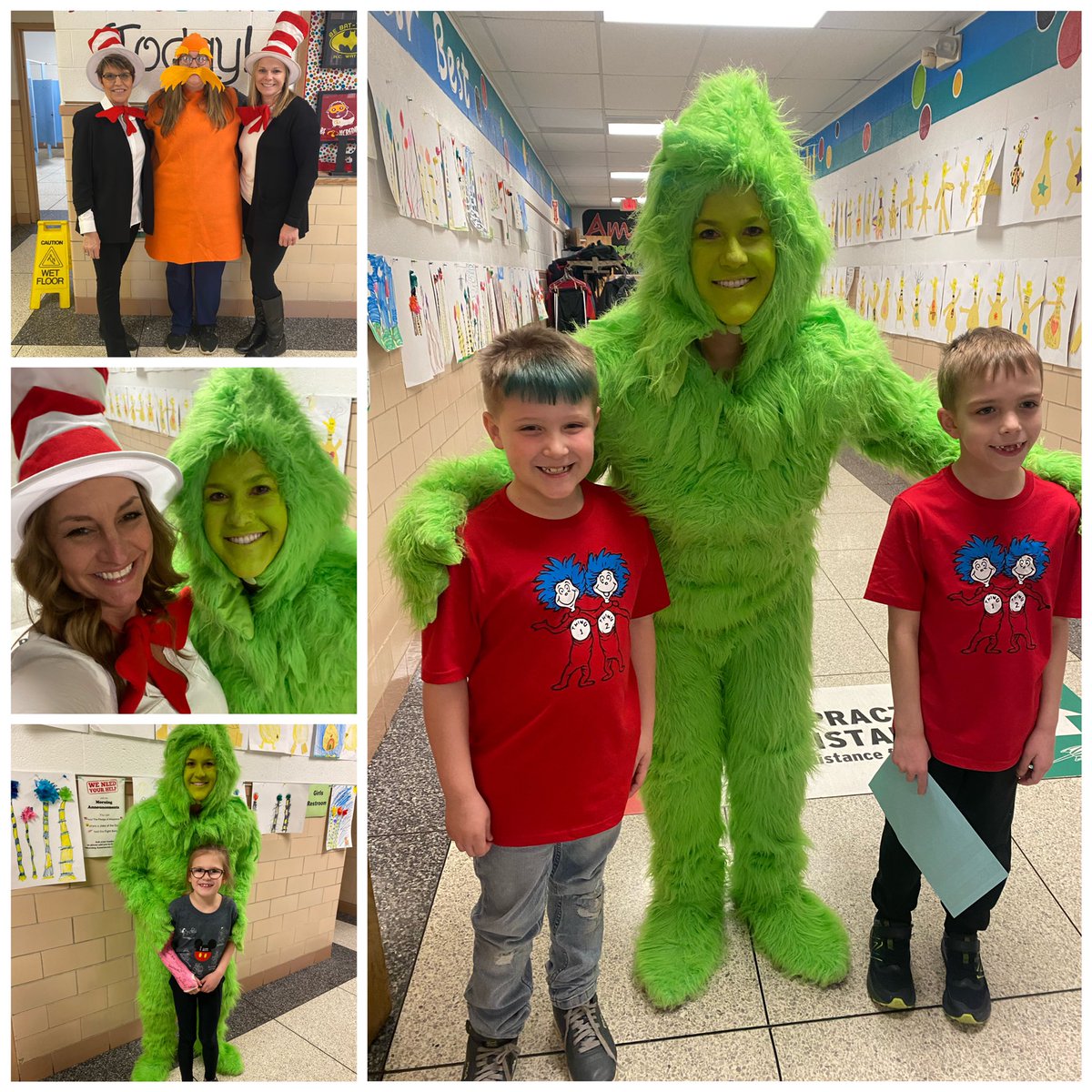 We would like it in a box, we would like it with a Fox, we would like it in a house, we would like it with a mouse, we would like Dr. Seuss week here or there, we would like it anywhere! We had a fun Seuss Spirit week!