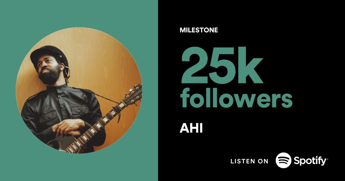 Good People!! Another milestone that could never have been possible without all of you. 🙏🏾✨ Thank you for rocking with me on this journey of mine and allowing my music be a part of yours. 🙌🏾🤯😇🖤 🎧 open.spotify.com/artist/08Uextu… 🎧