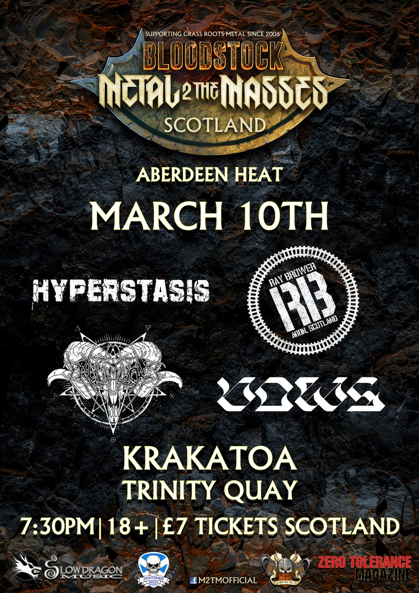 VolcanicTiki's tweet photo. #volcanictiki #M2TM #metal2themasses #hyperstasis #raybrower #drekavac #vows #generalwinston #vosrough #virtues #aberdeen #tikibar #divebar #harbourbar #music #bands #gigs #live #bandcamp #fudgeaberdeen #weekend #sat #sun #fuckyeah https://t.co/qQEkdM3TQI