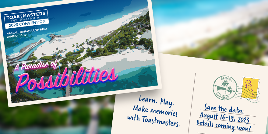 Save the dates of the 2023 International Convention: August 16–19. 
Learn, play, and make lasting memories with the beautiful backdrop of Nassau, Bahamas at the Grand Hyatt Baha Mar Resort. More details will be unveiled soon; stay excited!  
#TIGoesBahamas