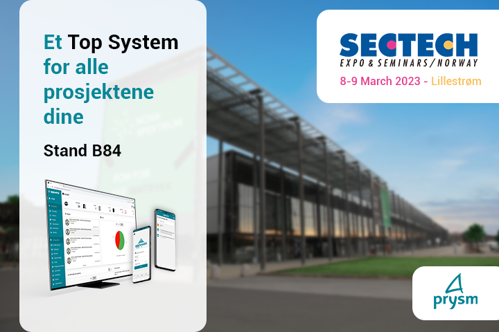 prysmsoftware's tweet image. Let&apos;s go to #Norway for #SectechNorge 🇳🇴
Stand B84 - Our Top System is waiting for you to check it out 😊
#PSIM #TopSystem #sikkerhet #adgangskontroll