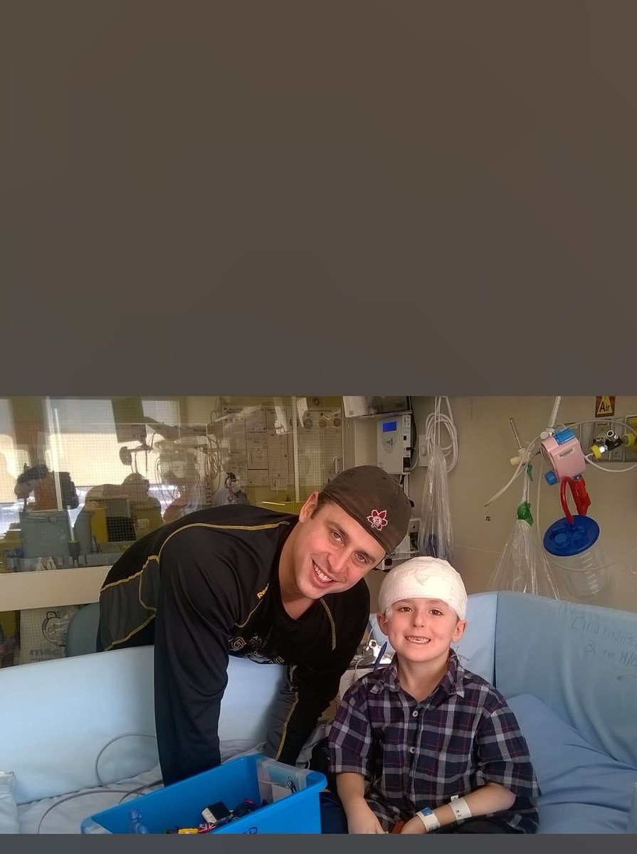 My son was at Mcmaster and could not leave his room due to seizures and Zach was the only player that came to see my son. Zach gave my son a little boys wish to play lego and video games with their fave. Cfl player. My son has always remembered this day!! BEST MEMORY EVER!
