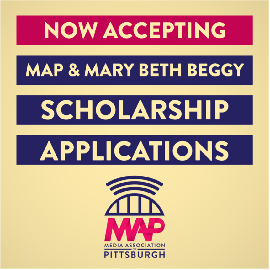 MediaPittsburgh's tweet photo. One of this year’s scholarships will be awarded in honor of Mary Beth Beggy. Her impact on the media community through professional &amp; personal relationships embodies the level of character that we seek for the MAP Scholarship.

Learn more and apply here: https://t.co/IwhFiyJYy9 https://t.co/K0Od1Hm7nW