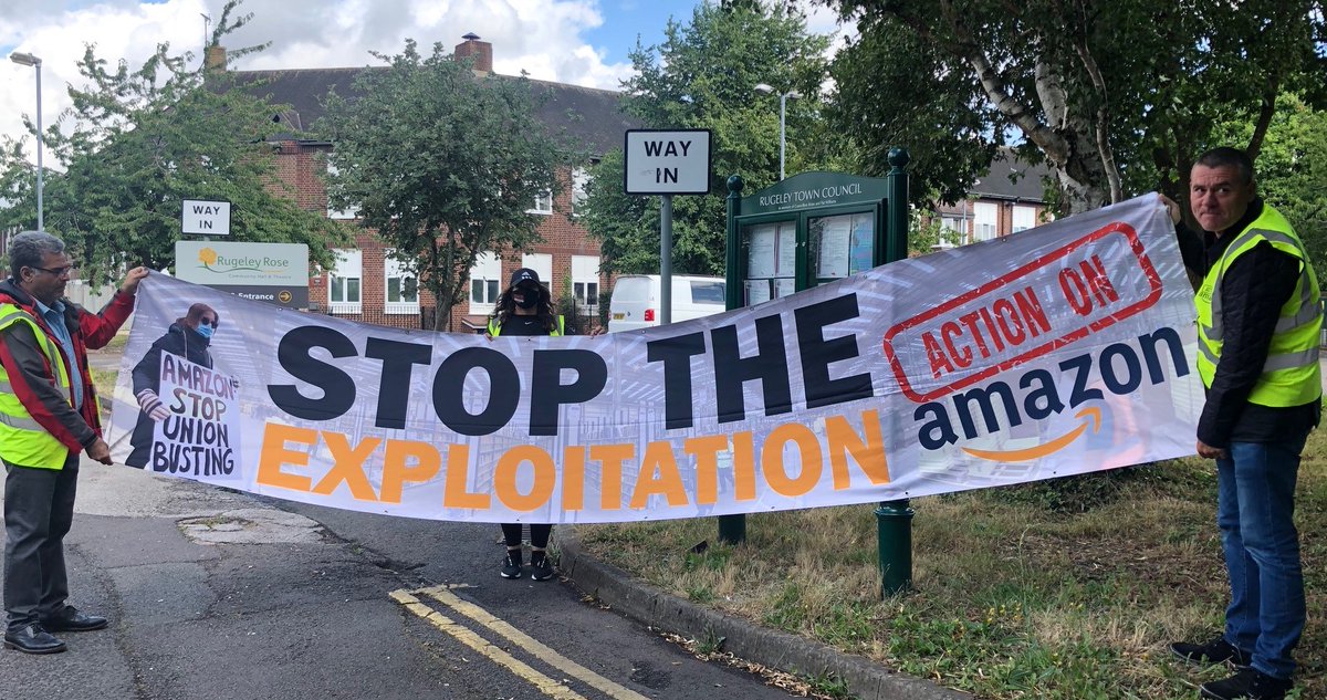 It would take an Amazon worker just over 13 days of continuous working at £9.50 p/h to make the £3,000 Jeff Bezos makes every second. It’s time to tip the scales #ActionOnAmazon Join us bit.ly/A_ASignUp RT

#wednesdaythought 
#wednesday 
#wednesdaynetflix