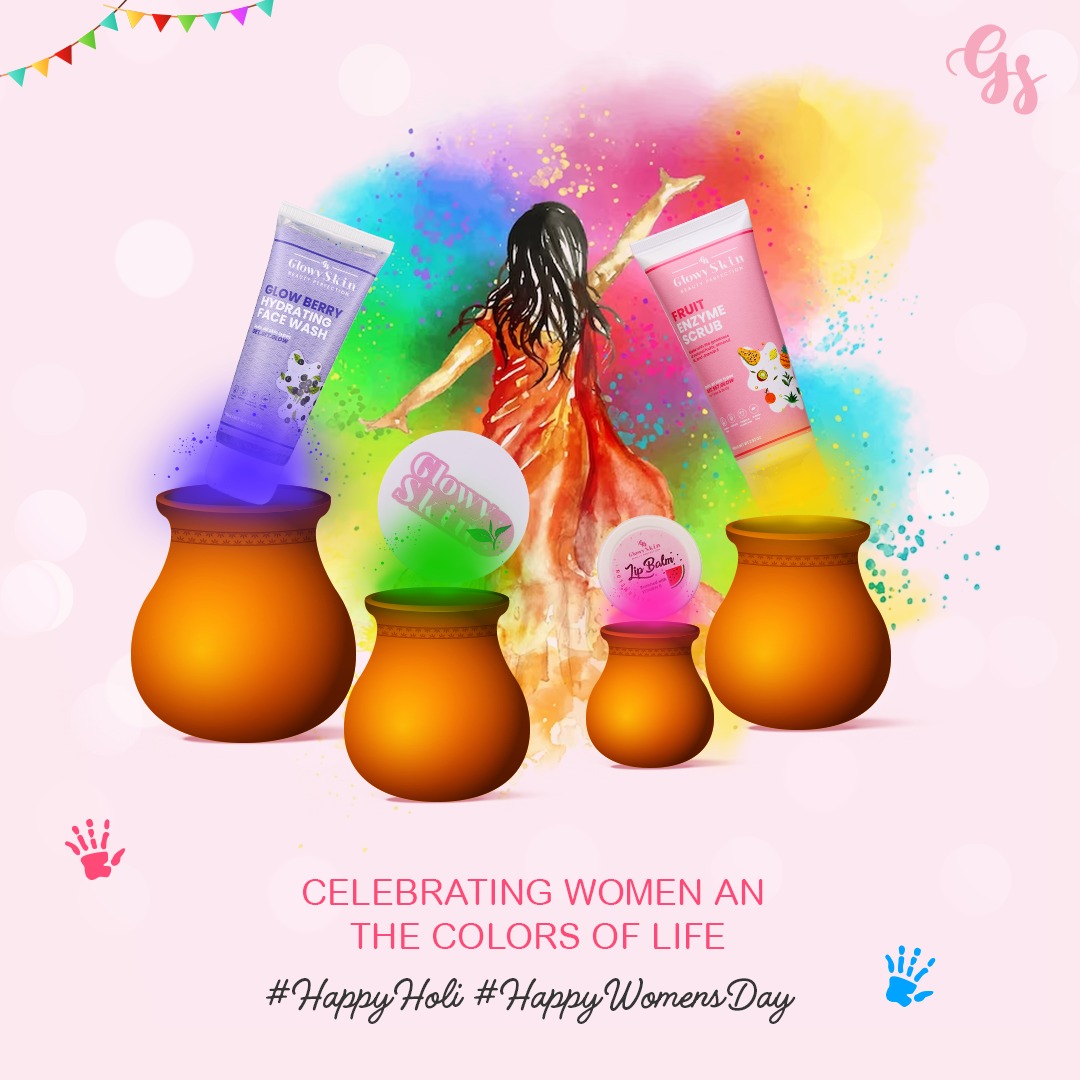 Wishing you all a very happy holi and international women's day from us to you. #InternationalWomensDay #IWD2023 #BreaktheBias #Holi #Holi2023 #SplashofColours #GlowySkin