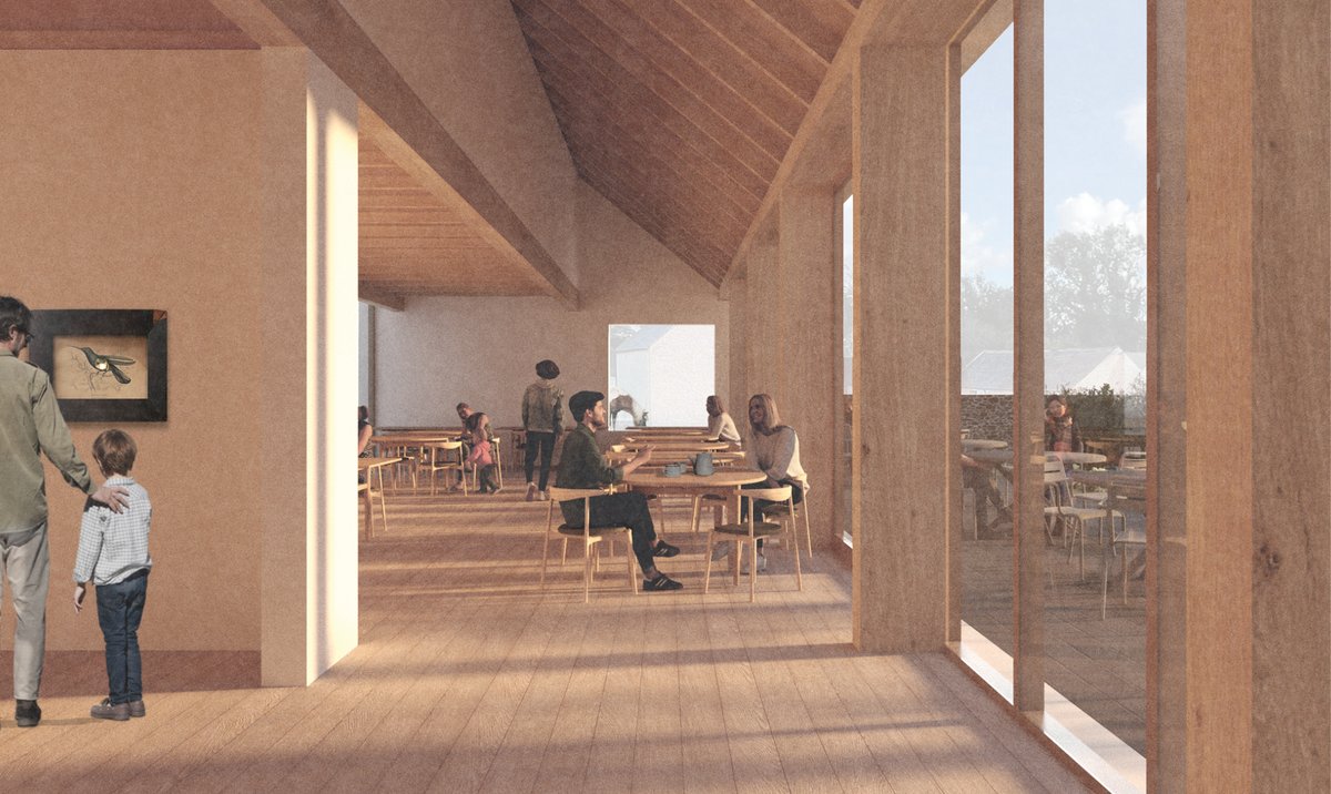 oca_studio's tweet photo. Our proposal at Ellisland will exhibit the existing collection in a secure environment, opening up the existing buildings to be used in creative ways. 

@DelfinityUK, @HSLimited, @Burns_Ellisland

#robertburns #ellisland #architecture https://t.co/2rZv87rG39