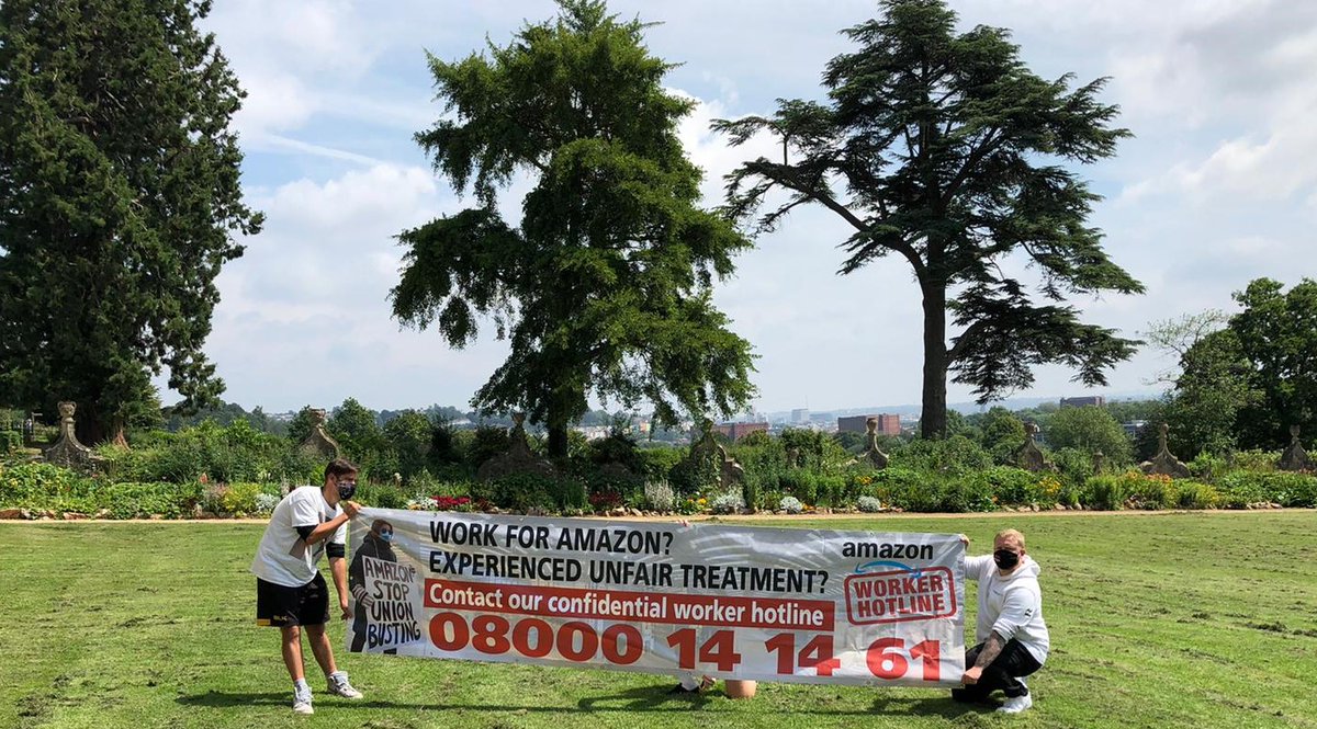 It is a disgraceful fact that Amazon workers have to resort to whistle-blowing or contacting confidential hotlines like the one we have launched today. With your help Amazon workers can win a real voice.  Amazon Workers' Hotline 08000 14 14 61 / bit.ly/AZH0tline