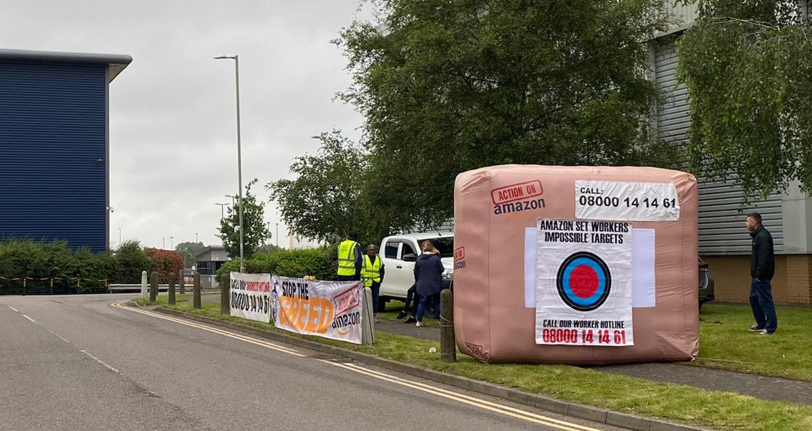 Our message is clear: End the greed, end the exploitation and end the surveillance of workers. Back our demands for a neutrality agreement #ActionOnAmazon Sign our petition bit.ly/ActionAmazon &amp; RT

#TuesdayFeeling 
#Tuesday 
#tuesdaymotivations