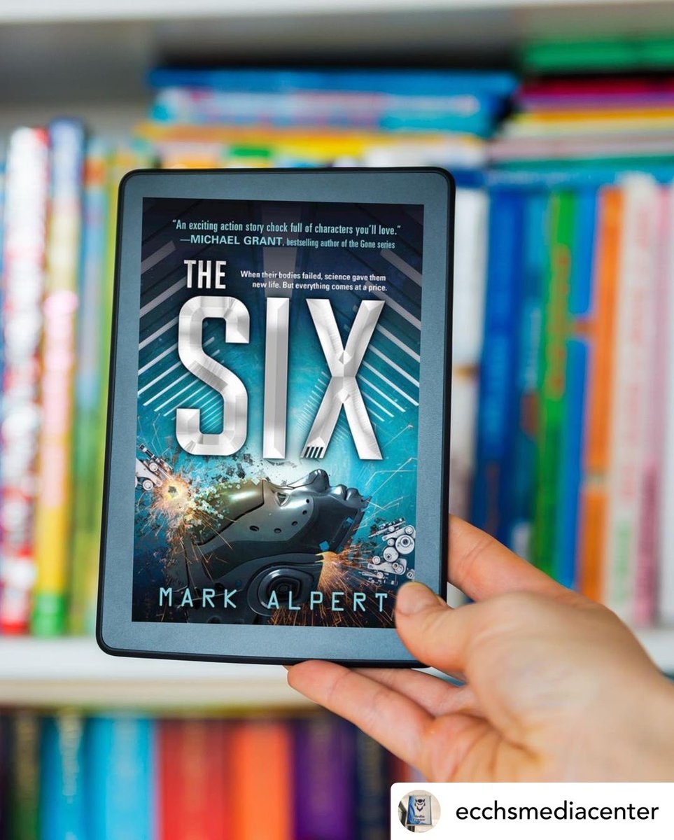 ECCHSmedia's tweet image. Happy Monday! We hope you had a great weekend, Blue Devils. Today’s #eBookSpotlight is The Six by @AlpertMark. Swipe for the synopsis, check it out via the Sora app, and read this book today! #TheSixSeries #TheSixBook #SciFi #eBook
