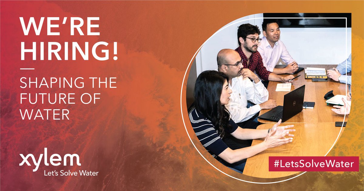 Xylem's tweet photo. As an equal opportunity employer, we recognize the power of diversity, equity and inclusion in driving innovation. Join our global team of over 17,000 employees in our mission to solve water: https://t.co/pWSoixTWw3 

#LetSolveWater https://t.co/dQlLTsYWIh