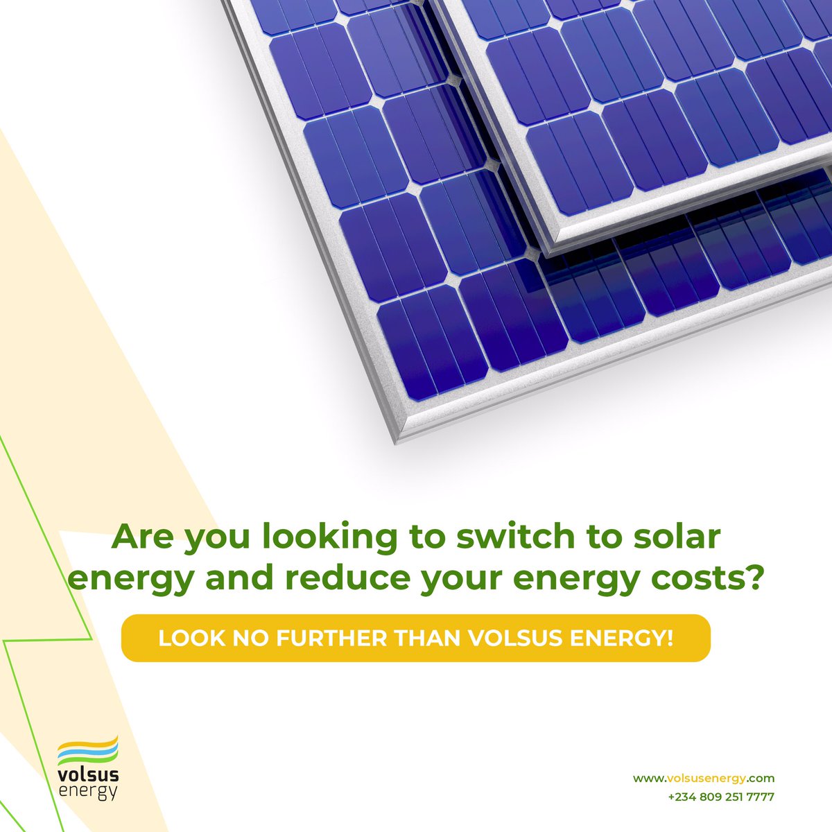 Volsus Energy provides professional solar energy installation services and ongoing maintenance support, ensuring that you get the most out of your solar energy system and using the latest technology to ensure that your system is installed correctly and efficiently. Send us a DM.