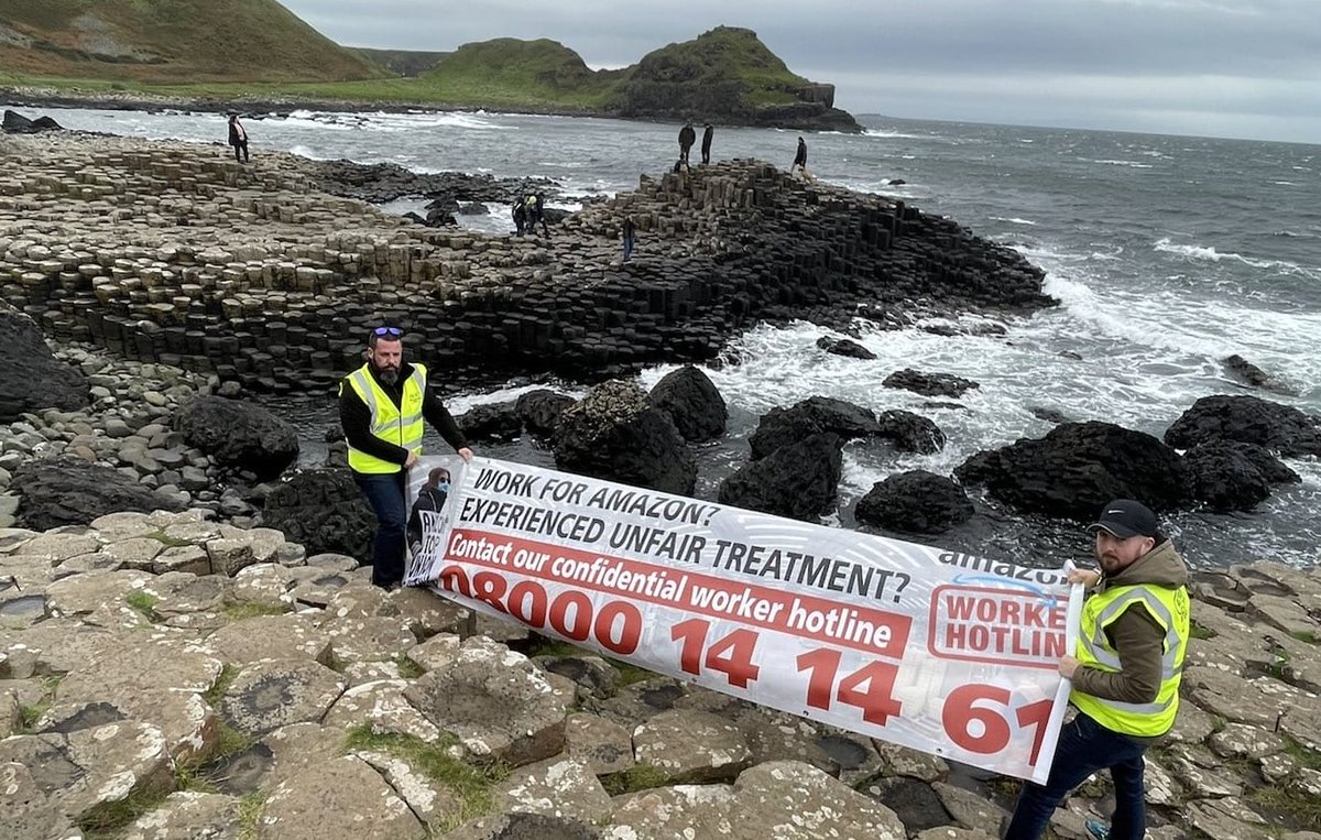 “I was sacked ten days into the job, after I questioned the workload as I couldn’t take bathroom breaks” Work for Amazon? Concerned about working conditions? Contact our confidential hotline 08000 14 14 61 / bit.ly/AZH0tline

#ActionOnAmazon #ThursdayMotivation