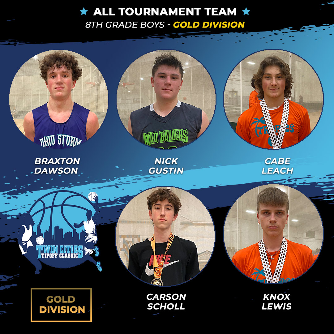 Ohio_Basketball's tweet photo. Twin Cities Tipoff Classic, 8th-grade boys, Gold All-Tournament Team! 🤩  @NovaVillage1 #ohiostorm #madballers #tropics https://t.co/VfoDK7yxug