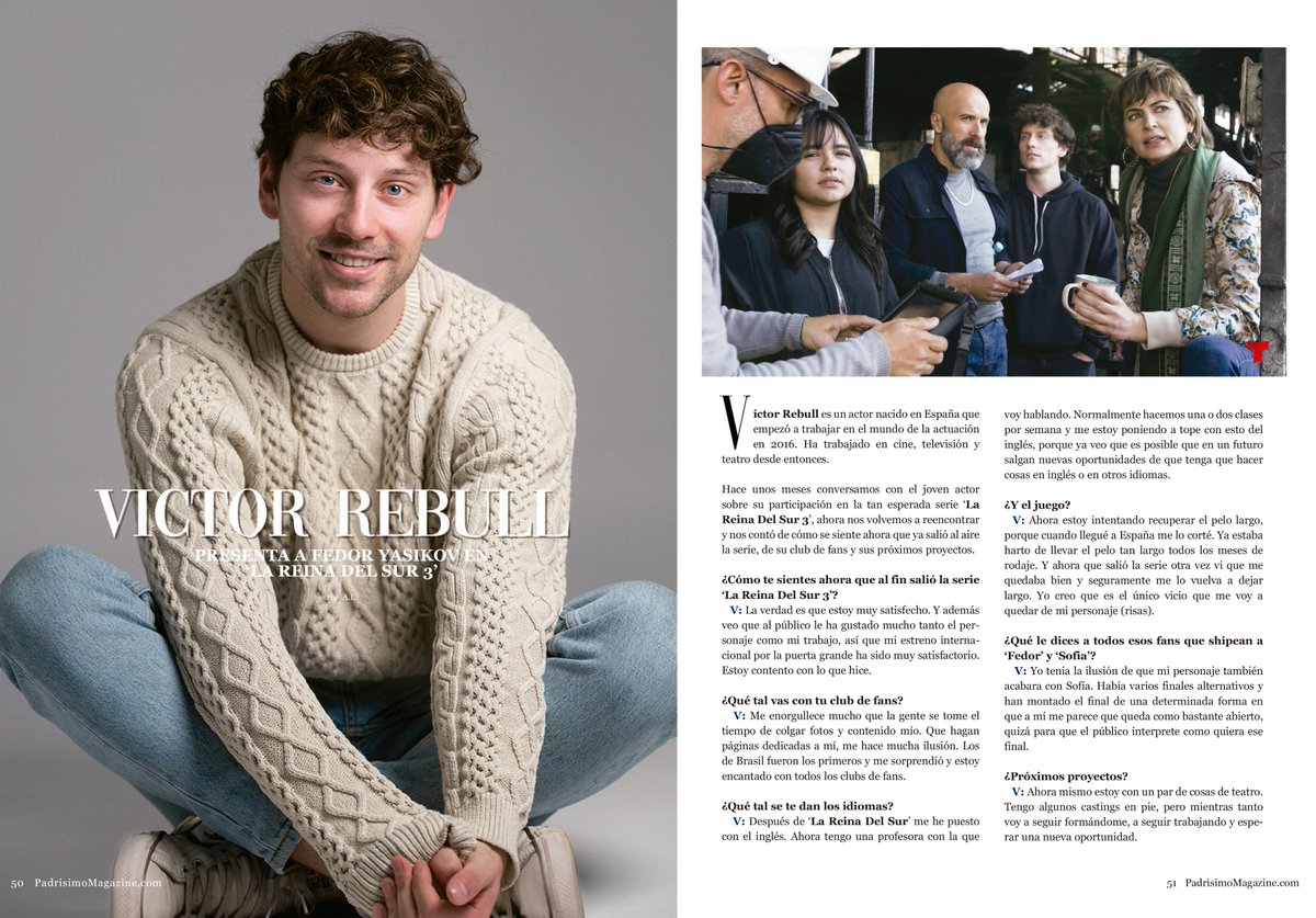 GranViaComunica's tweet photo. . #b_art_talent_management
Entrevista a @RebullVictor en @PadrisimoMag para hablar de su personaje en la tercera temporada de la @ReinaDelSurTV
https://t.co/BsPPW3nTEG
#lrds3 #LaReinadelSur #telemundo #victorebull #actor #ficcion #estreno https://t.co/Ax4vMgdhuS
