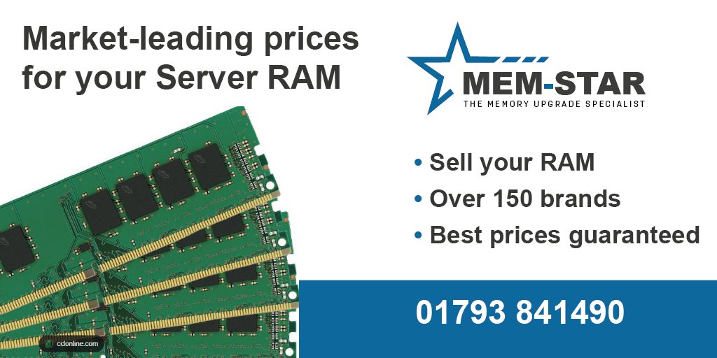 mem-star.co.uk Looking to sell Server Memory? We provide the best prices for your used excess RAM. With great service and over 150 brands -we guarantee the best price no matter what type of Server Memory you have to sell. 01793 841490 #servermemory #bestprice