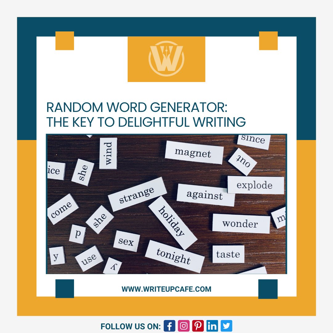 The Random Word Generator is a tool that will assist you in generating a list of random words. Random Word Generator can be used in variety of ways
- Creative Writing
- Vocabulary and Spelling
- Name Inspiration
Click the link to know more about this tool- writeupcafe.com/free-seo-tools…