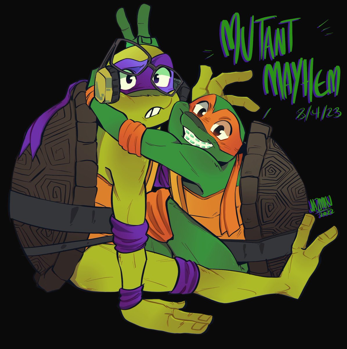 「THEY ARE MY FAVORITE !!! -#tmnt #MutantM」|Jazmin 🏵️ MUTANT MAYHEM TRAILERのイラスト