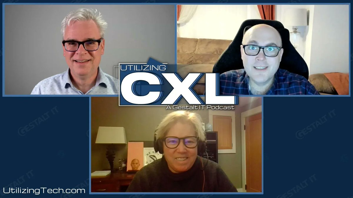 TechstrongIT's tweet photo. The Past and Future of #CXL with Allyson Klein | @UtilizingTech 4x18 @SFoskett @TechAllyson @CraigRodgers #CXLFabric #PersistentMemory #UtilizingCXL https://t.co/WZI7wqNm3Y https://t.co/tRs6g3v7Oj