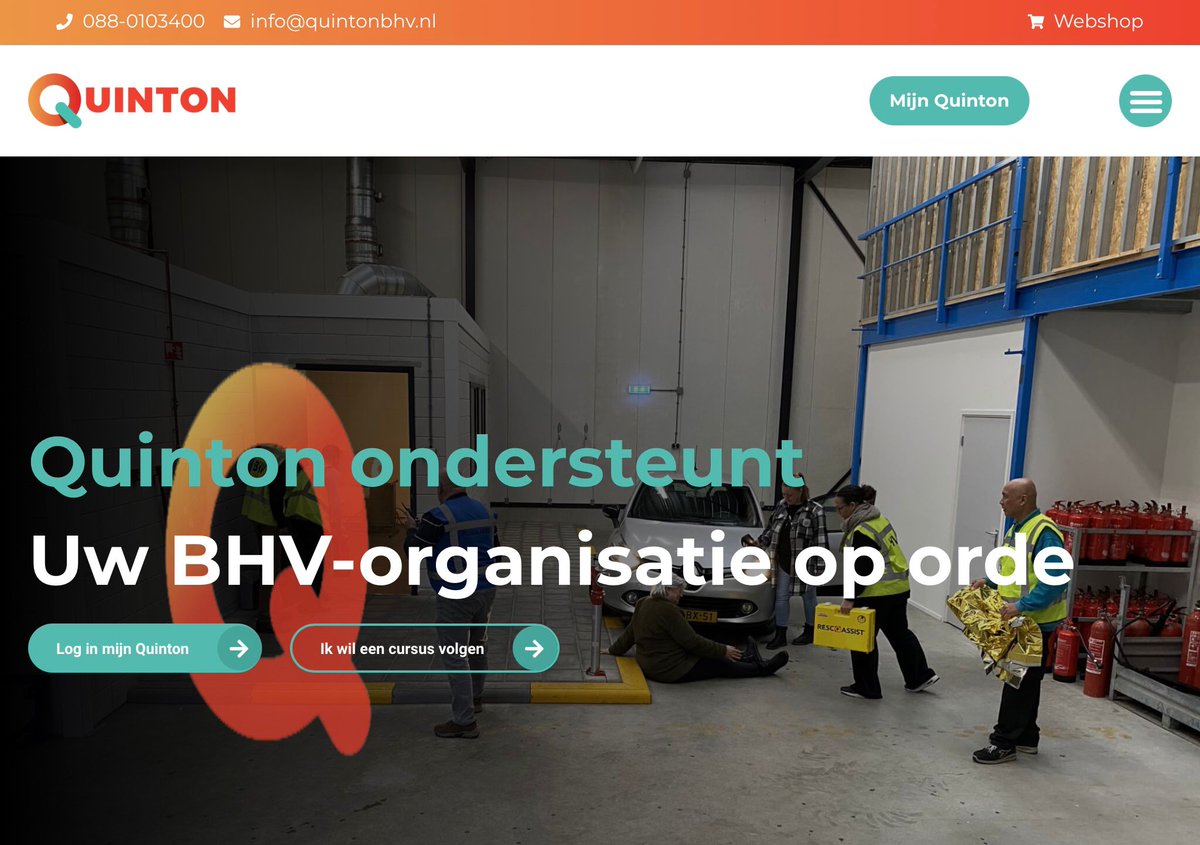 We hebben goed nieuws! Onze website is vernieuwd en is nu nog gebruiksvriendelijker en informatiever dan ooit tevoren. Bezoek ons op quintonbhv.nl. #quintonbhv #verbeterd