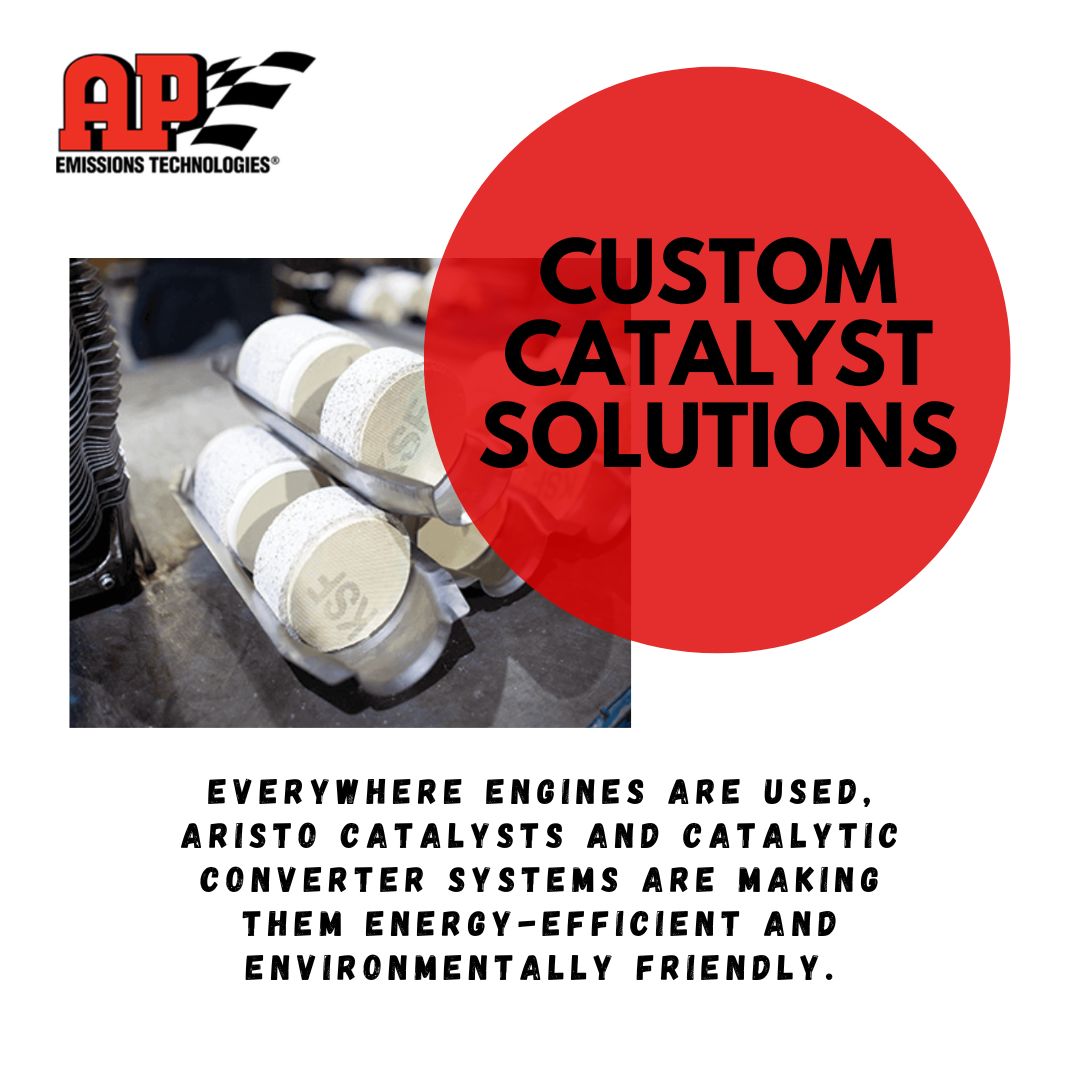 AP Emissions has custom catalyst solutions for you! 🤩

Aristo catalysts and catalytic converter systems can be found in a wide array of engine applications, including engines powered by gasoline, diesel, CNG, LPG and blends. Aristo has the custom catalyst solution. 📈