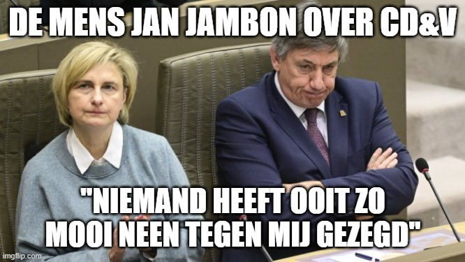 PeterDHerde's tweet image. De Mens Jan Jambon na het néé van cdenvéé.
#stikstof #cdenv #nva #vlaamseregering #crisis #demens #jan #hilde #stikstofdebat #stikstofcrisis