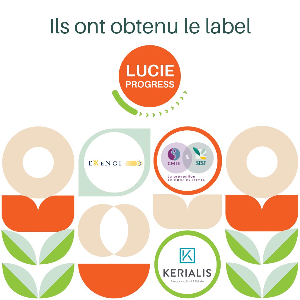 #Labellisé #LUCIEProgress #TOUMAÏ 🌱

@CMIE_sante_tr, Exenci et <a href="/KERIALIS_Prev/">KERIALIS</a> ont récemment obtenu le label LUCIE Progress (TOUMAÏ) ! 🎉

Ces entreprises et associations s'engagent à développer leur engagement RSE avec LUCIE 🌱
#RSE #developpementdurable #CommunautéLUCIE