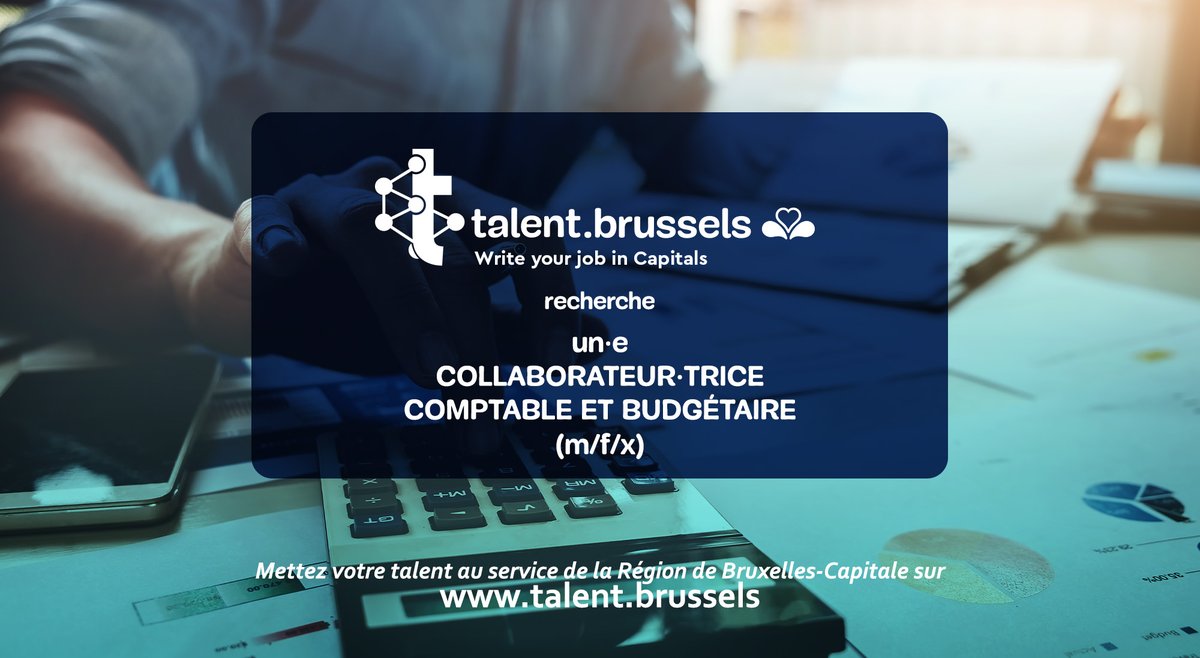 🧮Tu es un·e as des chiffres ?
💰Les bilans comptables n'ont pas de secret pour toi ?

🤝On a besoin de tes talents de collaborateur·trice #comptable et #budgetaire !

📅Postule jusqu’au 12/03/23 :
bit.ly/3SPfSW9

#bruxelles #emploi #writeyourjobincapitals