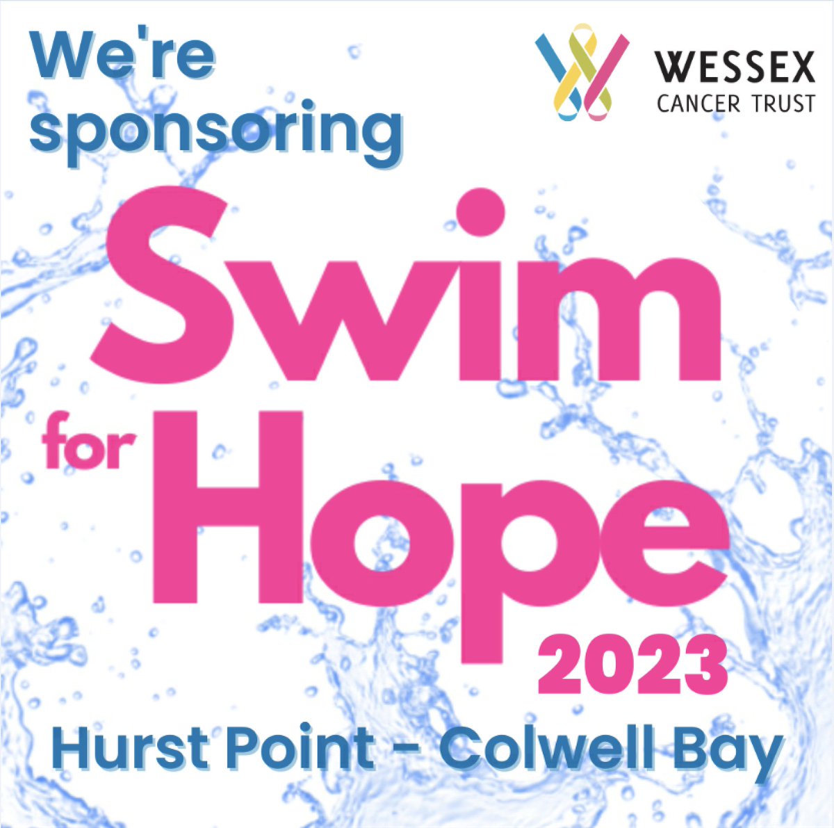 Exciting news! All 50 spots on the upcoming "Swim for Hope" event by <a href="/WessexCancerIOW/">WessexCancerTrustIOW</a> have been filled! We're proud to sponsor this fantastic event to help raise funds for a great cause. Let's make a splash and support #SwimforHope #CharityEvent #MakeADifference