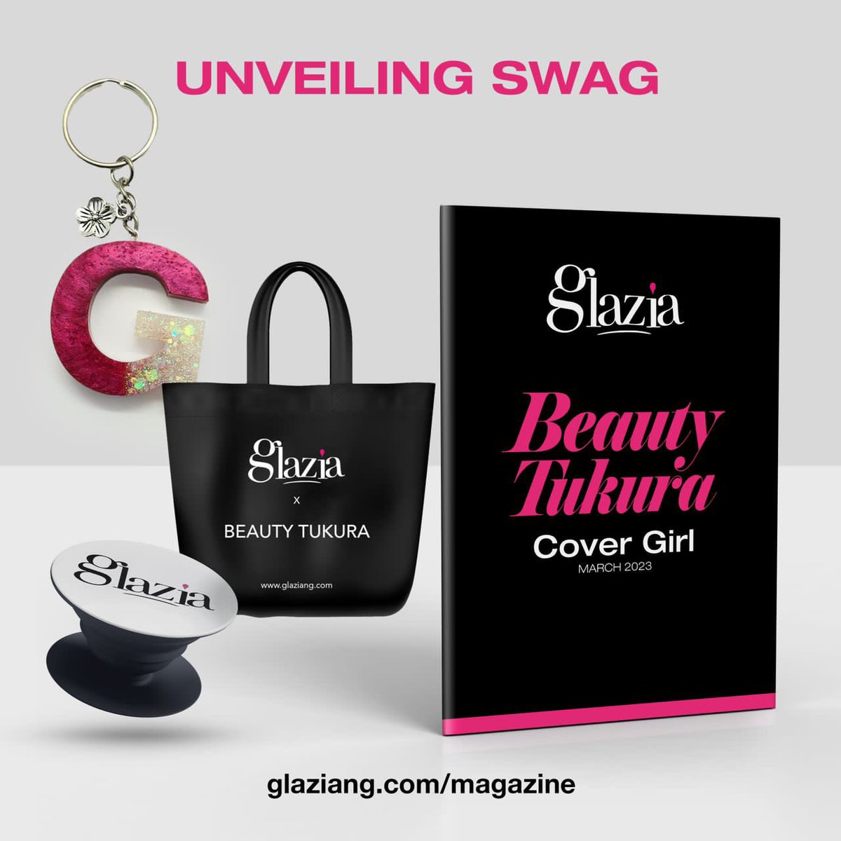 Glaziang's tweet photo. Visit our website at https://t.co/xsDak9ps1e for more information, get your swag kit and stand a chance to win an invite to the unveiling cocktail party with @BeautyETukura in Lagos this month! ๐ธ๐
Stay connected for more exclusive #GlaziaxBeautyTukura content.
#NewCoverAlert https://t.co/UDgJtS7Ffb
