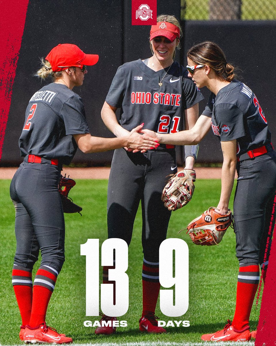 Did you miss #Buckeye softball last weekend? Don't worry, there's plenty of it coming up when our annual Spring Break trip starts on Friday 🙂 #GoBucks