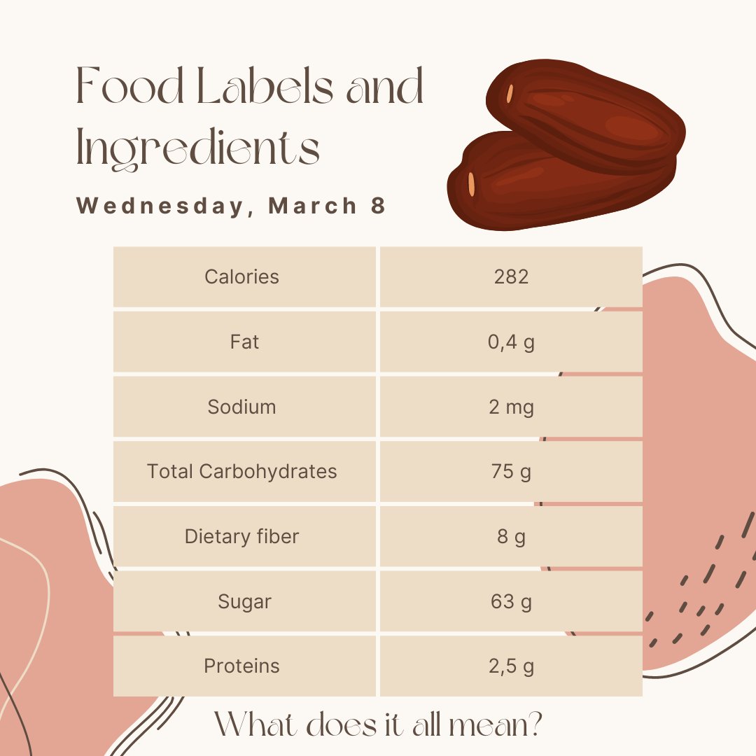REMINDER!
Health &amp; Nutrition series continue on Wednesday, March 8  from 2:00 - 3:00pm

Location: Hyflex; Links provided upon registration

Registration: eventbrite.ca/e/dc-health-an…
 
If you have any questions, please contact Victoria Kayode.
 #Durhamcollege #Professionaldevelopment
