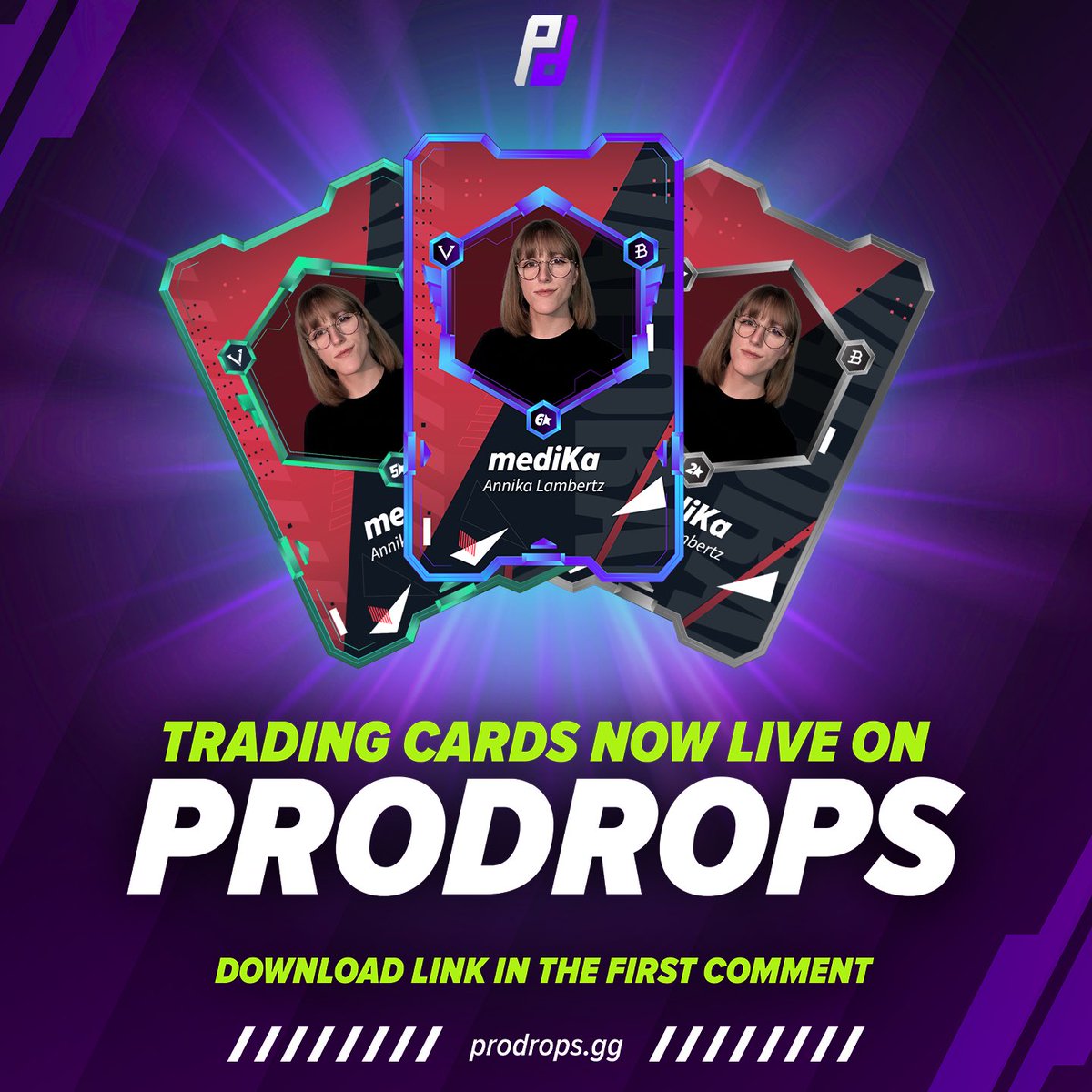 medikalmb's tweet photo. I‘ve partnered up with @ProDropsGame, a Free to Play digital trading card game!
You can collect and trade cards of your favorite pro players including myself by simply completing challenges while playing Valorant ⚔️
What are you waiting for? Go register!
#ProDropsPartner https://t.co/c0hJxWC7Zt