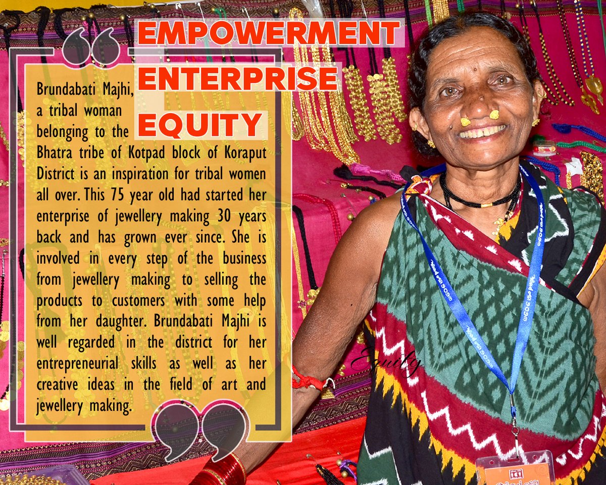 #Empowerment
#Enterprise 
#Equity 
#Storiesfromthefield 

@CMO_Odisha @MoSarkar5T @scstrti  @dmkoraput