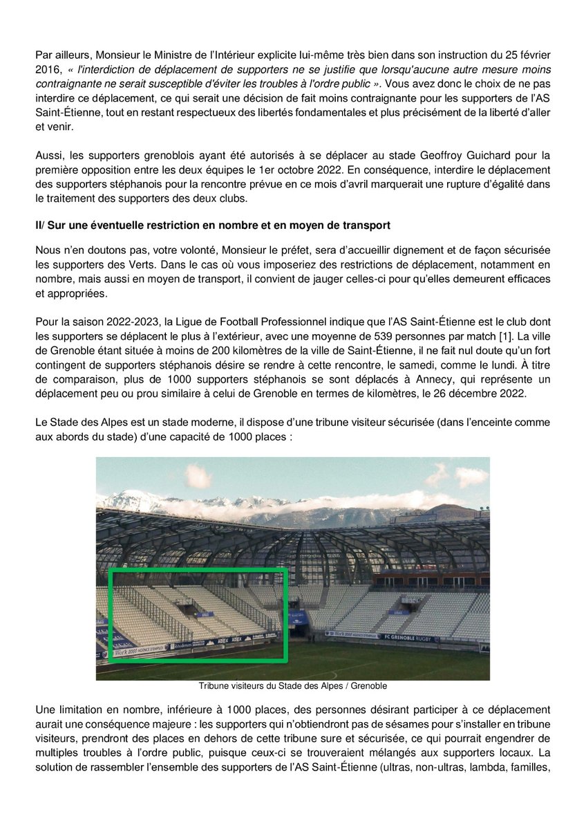 Association de Défense des Supporters Stéphanois tweet media