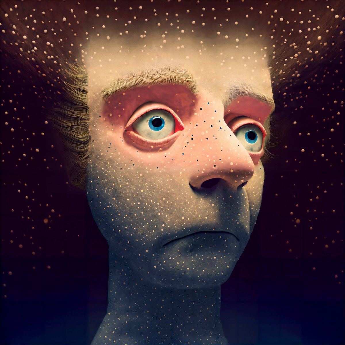 illiquidesq's tweet photo. Gm and happy MondAI, Fam! While the world of reality has its limits, the world of imagination is boundless. Create! 

"Traze" by @ClownVamp x @RichardNadler1 x @Norm_Hlopak for the @MAIFMAIFMAIF x @SuperchiefNFT #MAIFdeepfake event❤️‍🔥 https://t.co/vgOB6OgVNm
