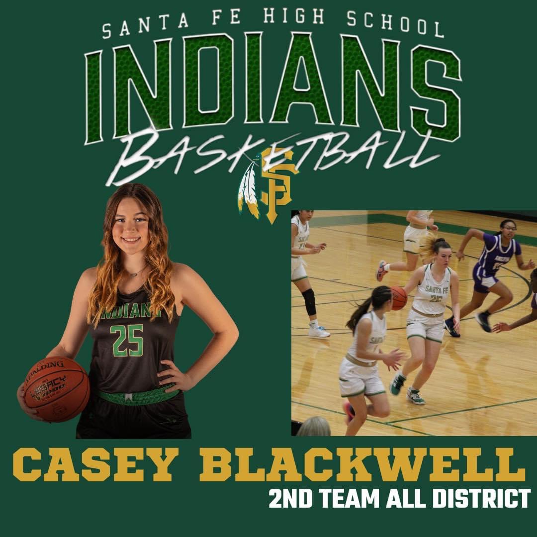 SantaFeISD's tweet photo. Lady Indian Basketball news!!
πππβΉοΈββοΈ
Congratulations to these athletes for District 18-5A All District pick and Honorable Mentions!
#WeBelieve #letsgoindians #basketballseason #santafeisd @SFIndianAth https://t.co/1o49SMGzyZ