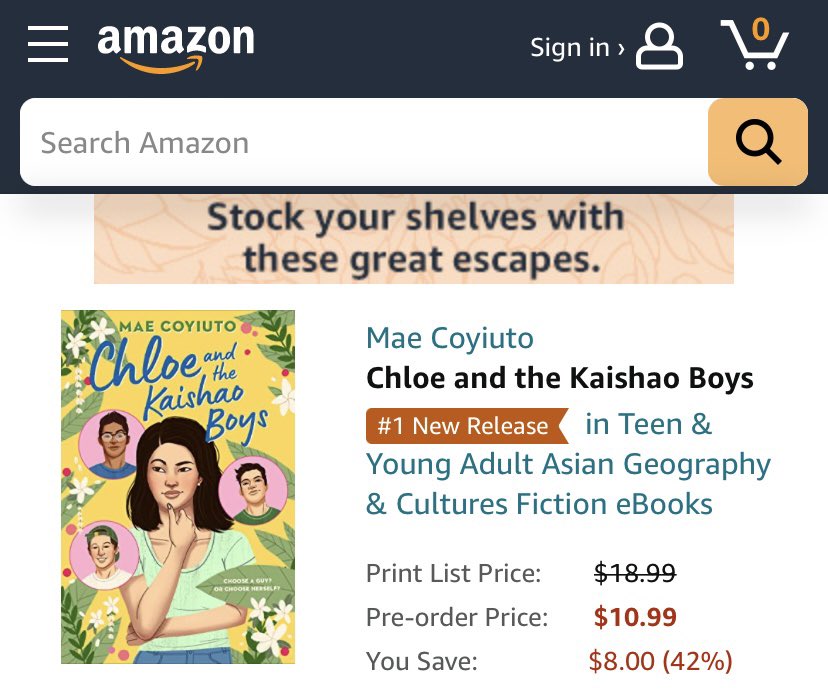 maecoyiuto's tweet photo. Orange banner?!?! 🥹 been a little anxious leading up to release day, but I’m so grateful to the ones giving this story about a Chinese Filipino girl a chance 🫶 https://t.co/zUntzkpyCl