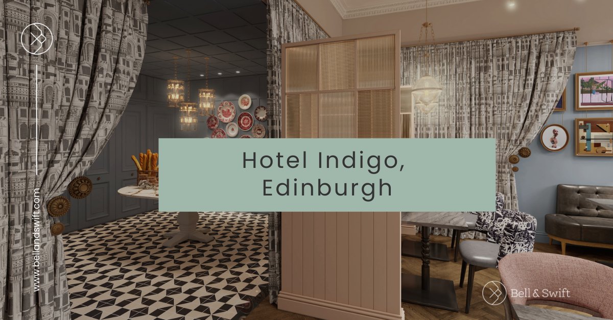 We have been appointed to redevelop the public areas of Hotel Indigo Edinburgh, situated in Edinburgh’s New Town. The property is formed from three Georgian townhouses that have merged into one. 

More info: bellandswift.com/hotel-indigo-e…

#hotelindigo #hoteldesign