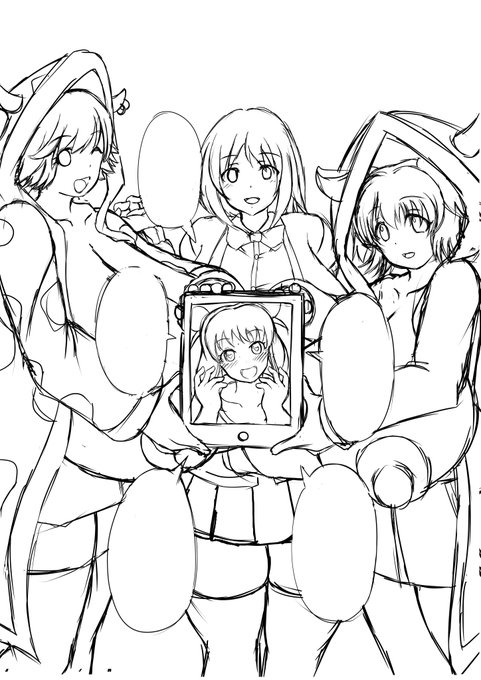 5月のMBFに出す予定の同人誌の表紙案ラフ。
どれにしようかなぁ。 