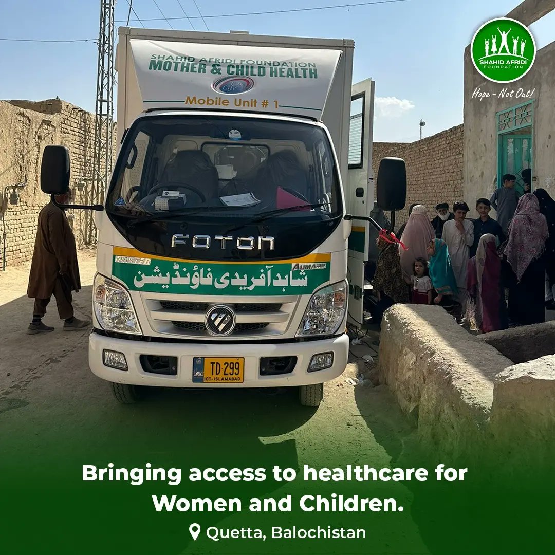SAFoundationN's tweet photo. The #SAF Mobile Health Unit in Quetta continues its course with a medical camp at Killi Alamo. Quality healthcare services were provided to 174 women and children during the camp in the pursuit to ensure #HopeNotOut for all. #SAFturns9 https://t.co/mcyMKOWOCF