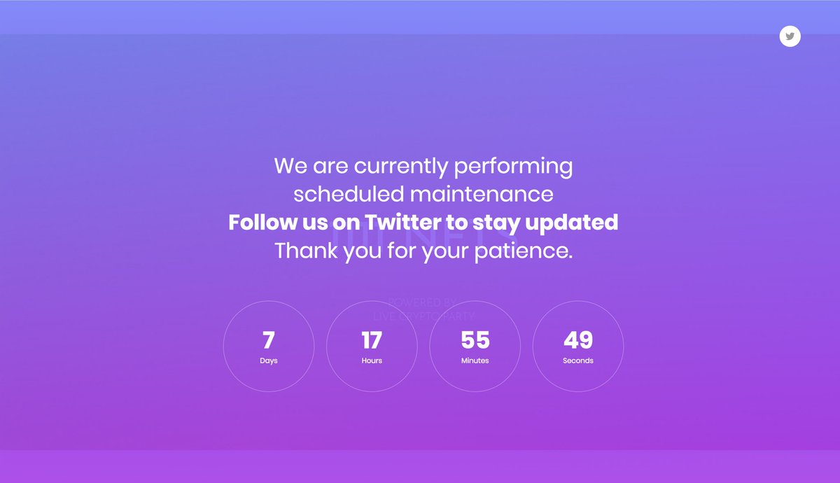 Livecryptoparty's tweet image. We are currently performing scheduled maintenance on 1111nfts.com in preparation for our Staking launch 🎉.

Get yourself ready to stake, grab some #LCP on the Safemoon swap now 👉

swap.safemoon.com/#/swap

#Livecryptoparty #NFTs #Crypto #Metaverse #Binance #BNB #BEP20
