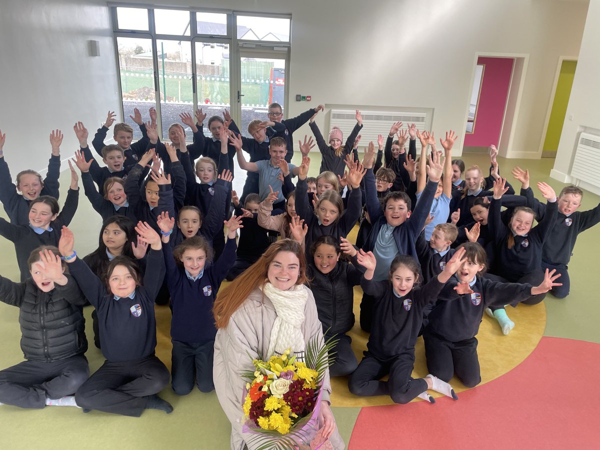 A huge thank you to MsO’Doherty our Peace Proms teacher, the children had so much fun learning their repertoire over the year and enjoyed their concert in the SETU arena Waterford on Saturday 🎶