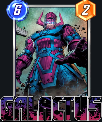 RayRaySnap's tweet image. I know he says "Kneel before Galactus. But in my head i only hear "You face Galactus, Eredar Lord of the Burning Legion" Any of my fellow HS vets hear the same whenever you play this? Just me? Alright cool. #MarvelSnap @bbrode