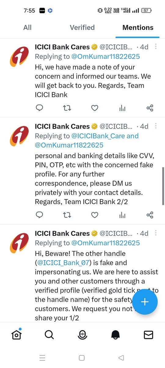 OmKumar11822625's tweet image. @ICICIBank_Care @ICICIBank  
Repeatedly just faking on Twitter
Bank has a worst way to deal with customer with complete negligence towards them just framing themselves as good 
Worst bank 
#worstbank