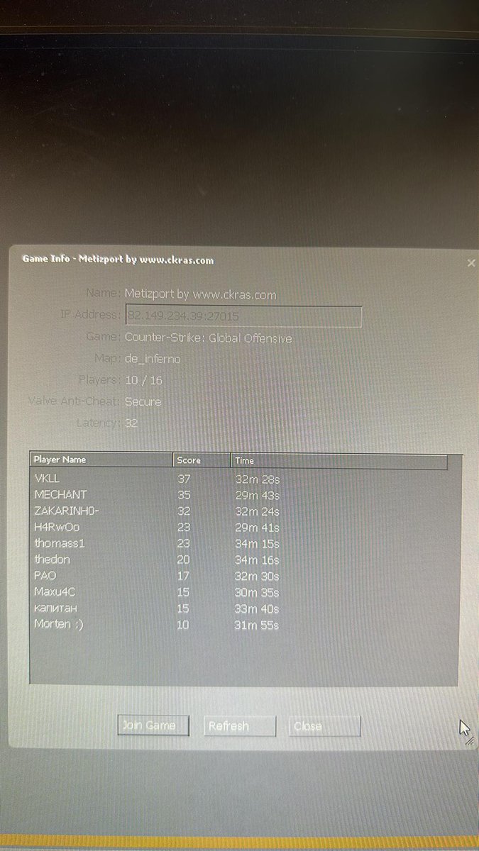 Ser ut som dem ligg under i pracc no hvertfall.