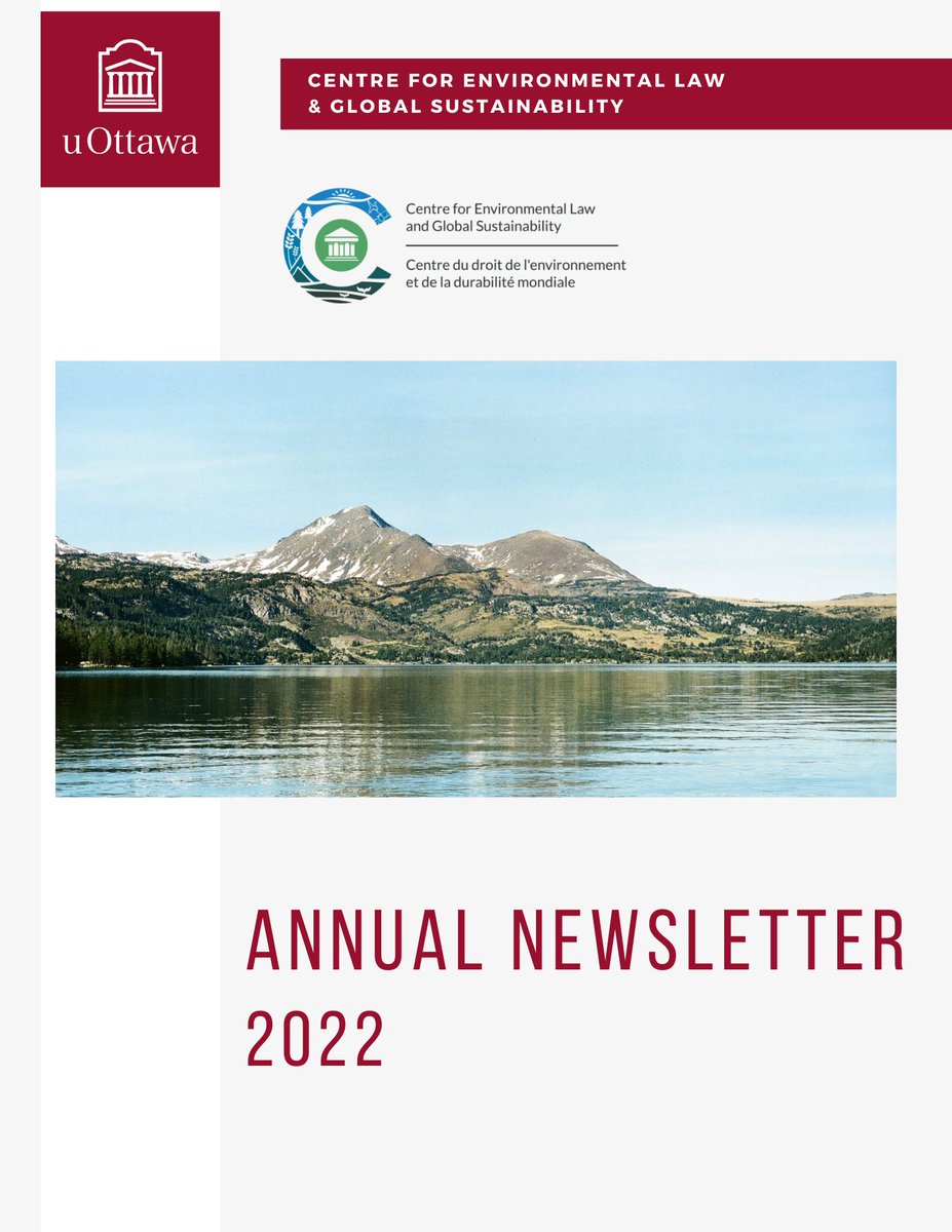 CELGS's tweet image. 📰The CELGS is pleased to announce the release of its annual newsletter! Find out about the Center's activities during the year 2022, its commitments and the achievements of its members and partners. Enjoy your reading!
EV➡️mcusercontent.com/6e534ce1a57bd6…
VF➡️mcusercontent.com/6e534ce1a57bd6…