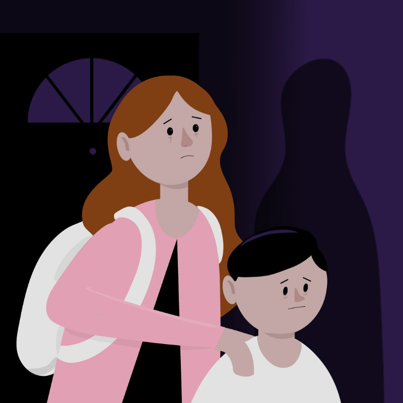 RefugeCharity's tweet photo. Could you help to replace a child’s school uniform after they’ve fled domestic abuse, so they can have a fresh start this September?
