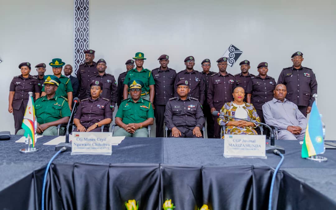 RCS_Rwanda's tweet photo. Today, 6 March 2023, a 4-man delegation from Zimbabwe Prisons and Correctional Services (ZPCS) led by the Commissioner General Moses Cyril Ngawaite Chihobvu started a five day visit to Rwanda. https://t.co/GqB2znuErJ