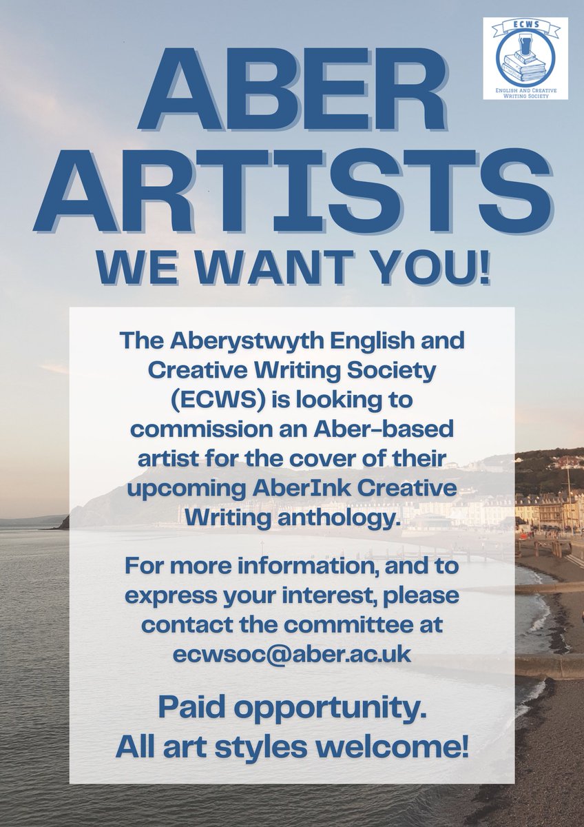AberECWS's tweet photo. AberInk: Long Road Home

We’re still accepting submissions for our Semester 2 Aberink: Long Road Home! Please email your submissions to ecsoc@aber.ac.uk.

We are also requesting portfolio’s for the AberInk (paid) cover commission! 
(2-4 pieces of your pre-existing artwork) https://t.co/xyYinQ5GZw